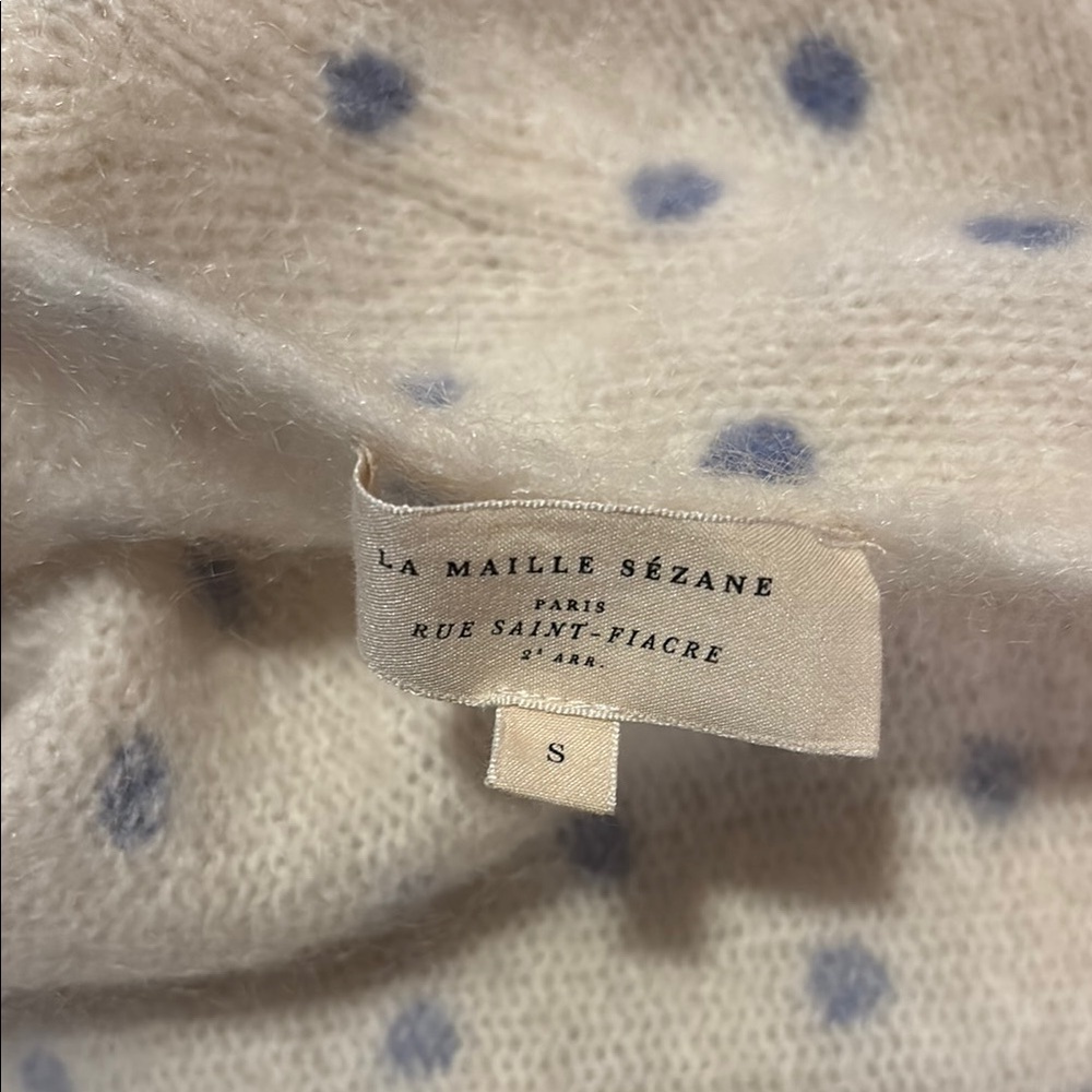 Sezane Alba Sweater Polka Dot Size S - Picture 5 of 7